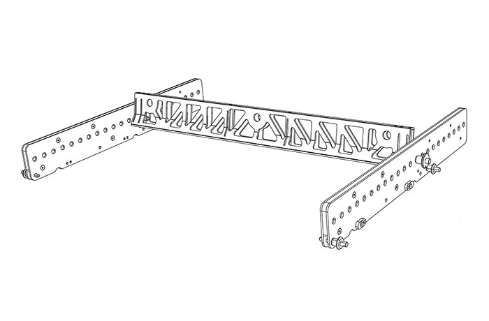 JBL Professional VTX-A8-MF - Compact mini frame for VTX A8/B18 arrays (single point or side-by-side)