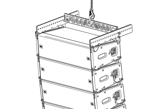 JBL Professional VTX-A8-MF - Compact mini frame for VTX A8/B18 arrays (single point or side-by-side)