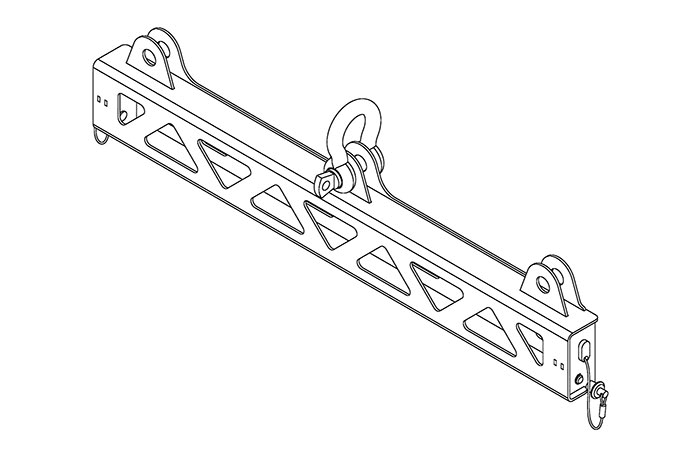 JBL Professional VTX-A8-SB - Lightweight Suspension Bar for A8/B18, Array Frame, or Pull-Back