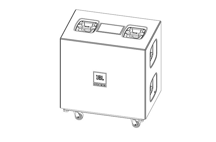 JBL Professional VTX-B18-ACC - Padded Cover and Rolling Board for 1 VTX B18 Subwoofer