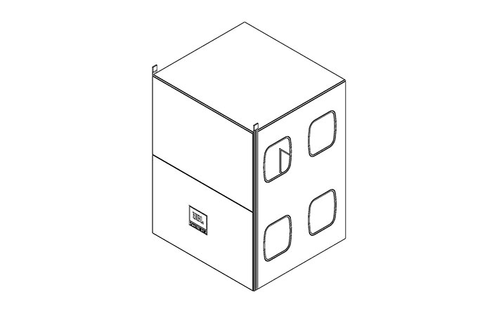 JBL Professional VTX-B18-VT-CVR - Heavy-Duty Cover for VTX B18 Vertical Subwoofer Carrier (2 or 3 Units)