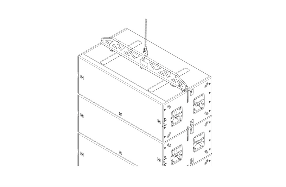 JBL Professional VTX-B28-SB - Lightweight, symmetrical suspension bar for B28 subwoofer arrays