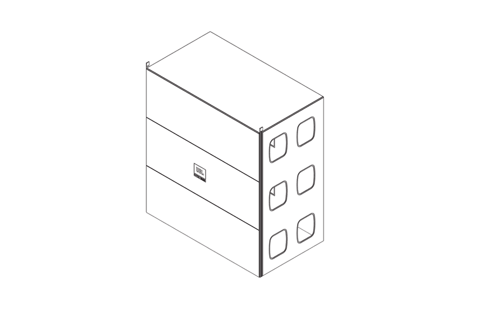 JBL Professional VTX-B28-VT-CVR - Vertical Carrier Cover for B28 (3 or 4 Cabinet Blocks)