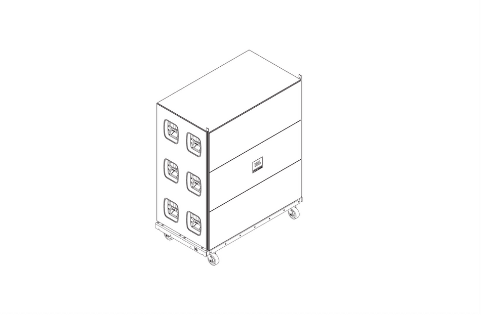 JBL Professional VTX-B28-VT-CVR - Vertical Carrier Cover for B28 (3 or 4 Cabinet Blocks)