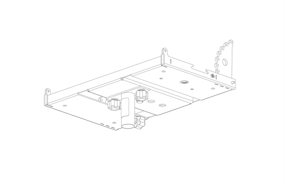 JBL Professional VTX-PM - Universal 35mm Pole Mount Adapter, T-Bar Style