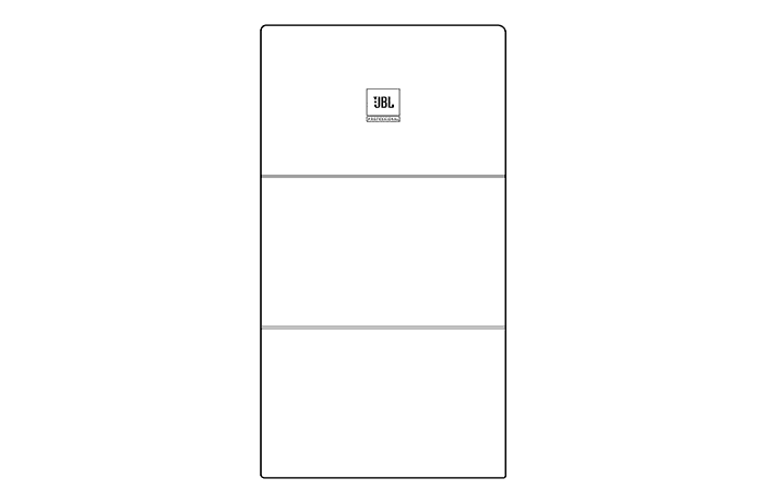 JBL Professional VTX-S25-VT-CVR - Vertical Carrier Cover for 2 or 3 VTX S25 Subwoofers