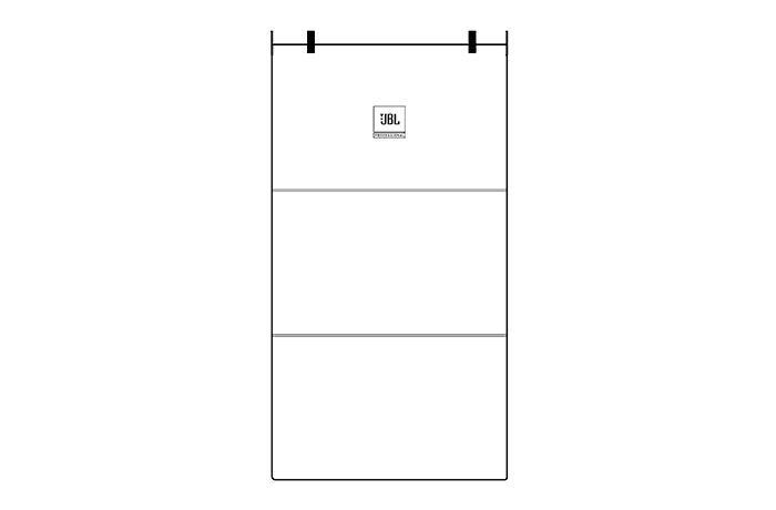 JBL Professional VTX-S25-VT-CVRW - Wrap-Around Cover for VTX S25 Vertical Subwoofer Carrier (2 or 3 Units)