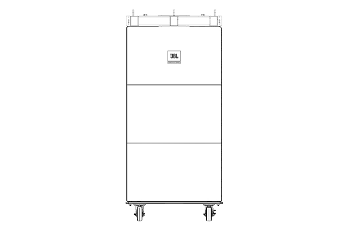 JBL Professional VTX-S25-VT-CVRW - Wrap-Around Cover for VTX S25 Vertical Subwoofer Carrier (2 or 3 Units)