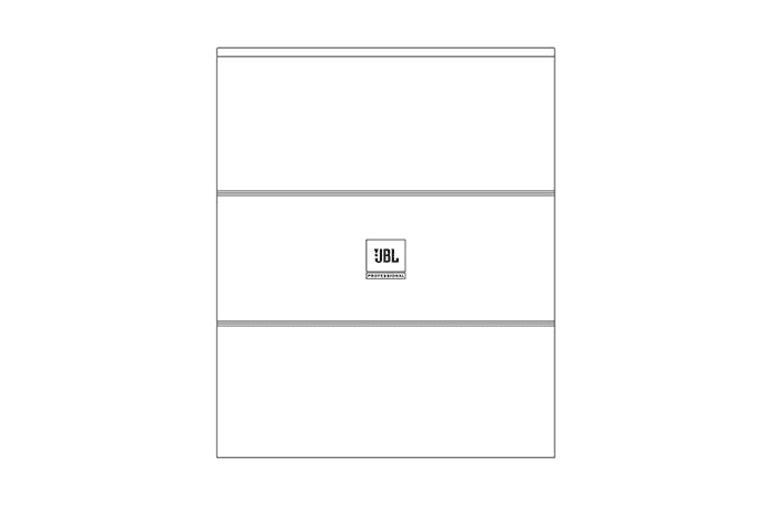 JBL Professional VTX-S28-VT-CVR - Reinforced Padded Cover for VTX S28 3-Subwoofer Vertical Blocks