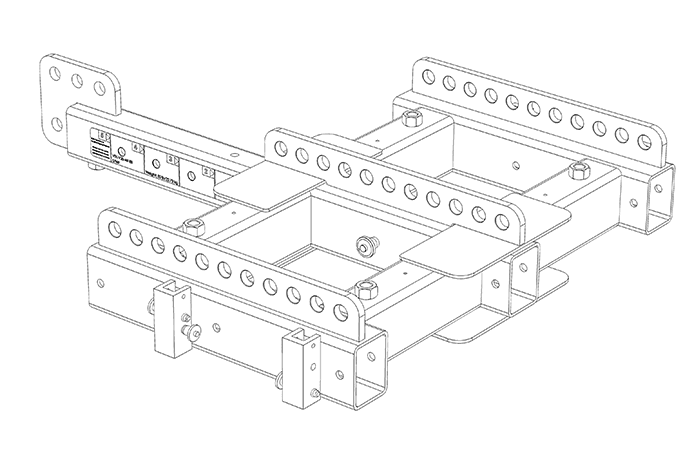 JBL Professional VTX-V20-AF - Structure (frame) for V20 / S25 line array with 11 pick points and leveling feet