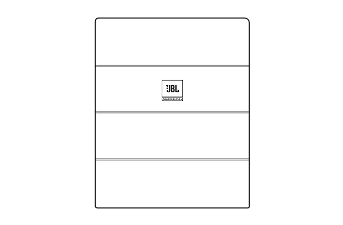 JBL Professional VTX-V20-VT-CVR - Reinforced Padded Cover for VTX V20 Vertical Carrier (3-4 Enclosures)