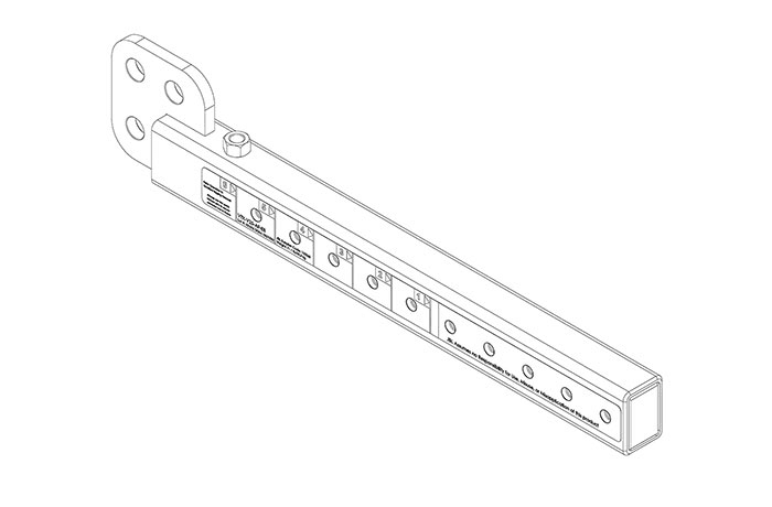 JBL Professional VTX-V25-AF-EB - Extension bar for V25 array frame (compression/tension, 2 points, up to 24 cabinets)