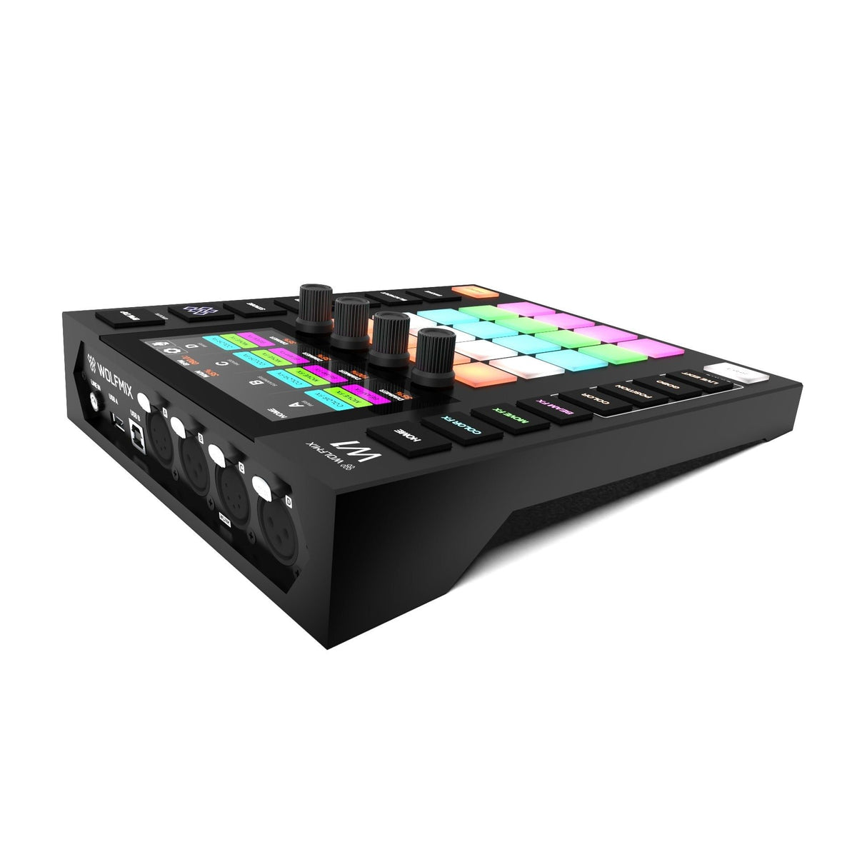 Wolfmix W1 MK2 - Controlador DMX autónomo con 4 universos, FX avanzados y sincronía musical - Tempo Shop