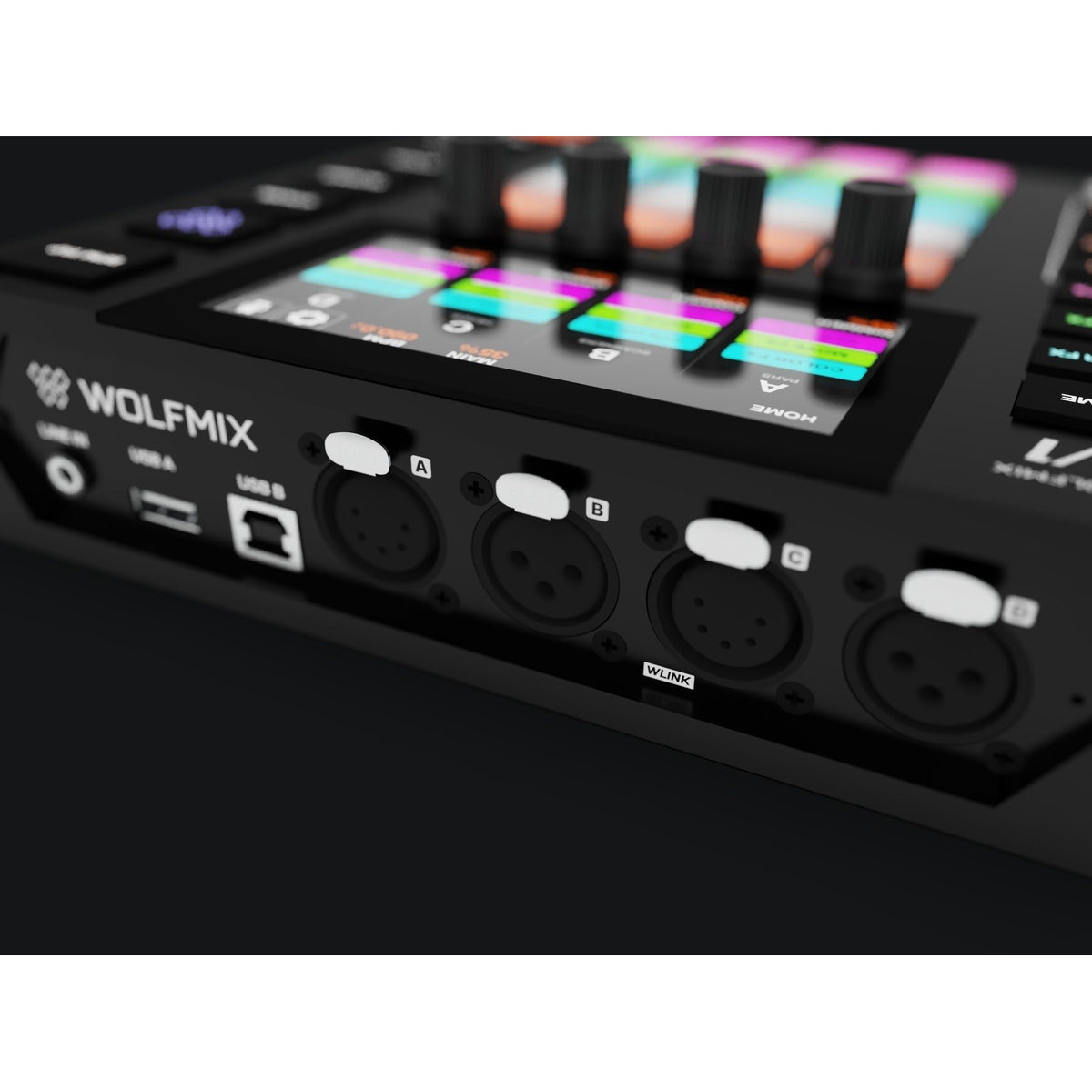 Wolfmix W1 MK2 - Controlador DMX autónomo con 4 universos, FX avanzados y sincronía musical - Tempo Shop