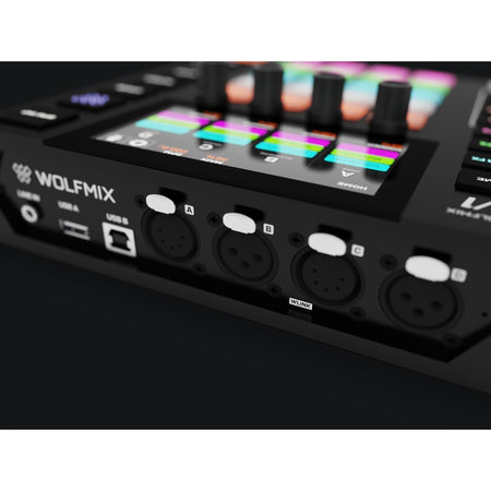 Wolfmix W1 MK2 - Controlador DMX autónomo con 4 universos, FX avanzados y sincronía musical - Tempo Shop