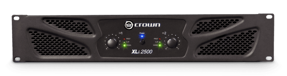 CROWN XLi 2500 – Amplificador de potencia de dos canales, 750 W @ 4 Ω