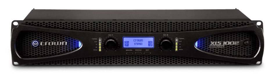 CROWN XLS 1002 – Amplificador de potencia de dos canales, 350 W @ 4 Ω
