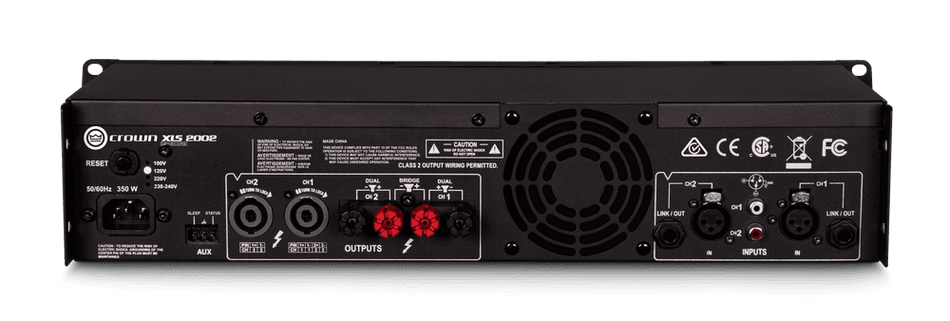 CROWN XLS 2002 – Amplificador de potencia de dos canales, 650 W @ 4 Ω