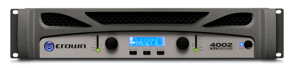 CROWN XTi 4002 – Amplificador de dos canales, 1200 W @ 4 Ω