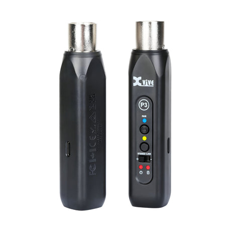 XVive P3D (PAREJA) - 2x Receptor Bluetooth XLR para mesas de Mezcla o PA - Tempo Shop