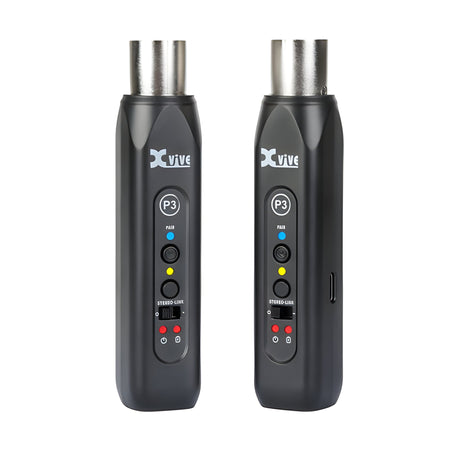 XVive P3D (PAREJA) - 2x Receptor Bluetooth XLR para mesas de Mezcla o PA - Tempo Shop
