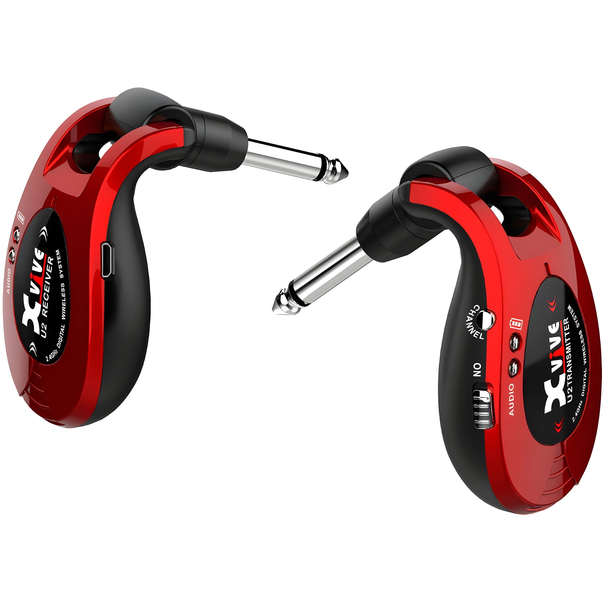 XVive U2 RED - Sistema inalámbrico para bajo y guitarra. Rojo - Tempo Shop