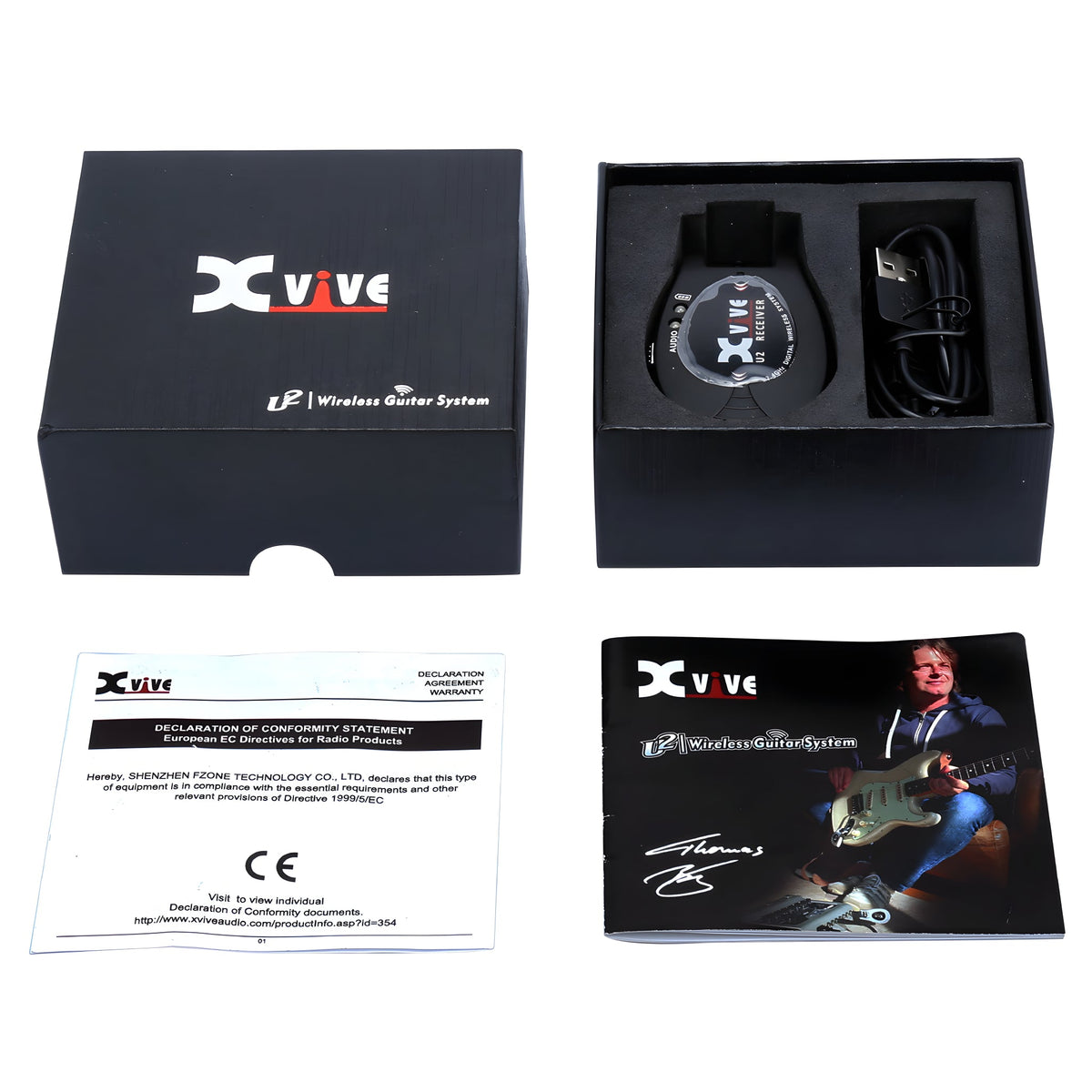 XVive U2R - Receptor inalámbrico para bajo y guitarra para U2 - Tempo Shop