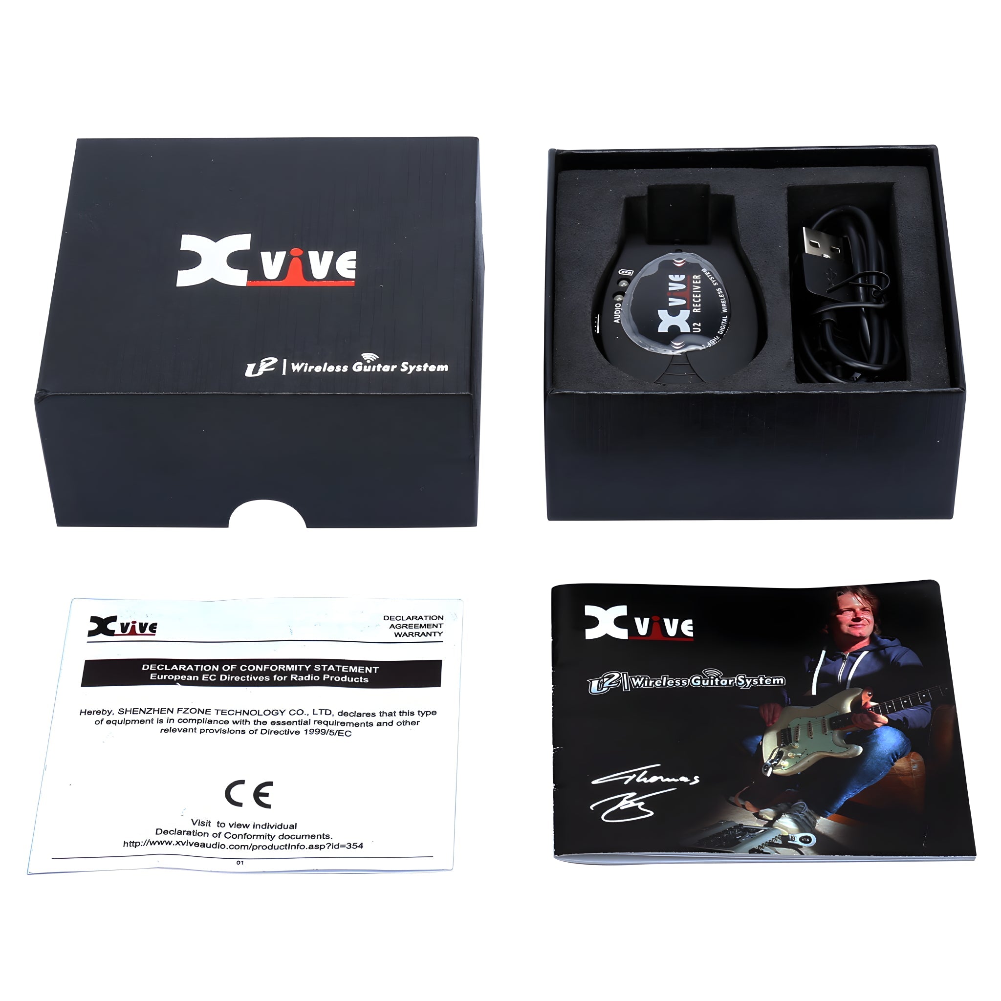 XVive U2R - Receptor inalámbrico para bajo y guitarra para U2 - Tempo Shop