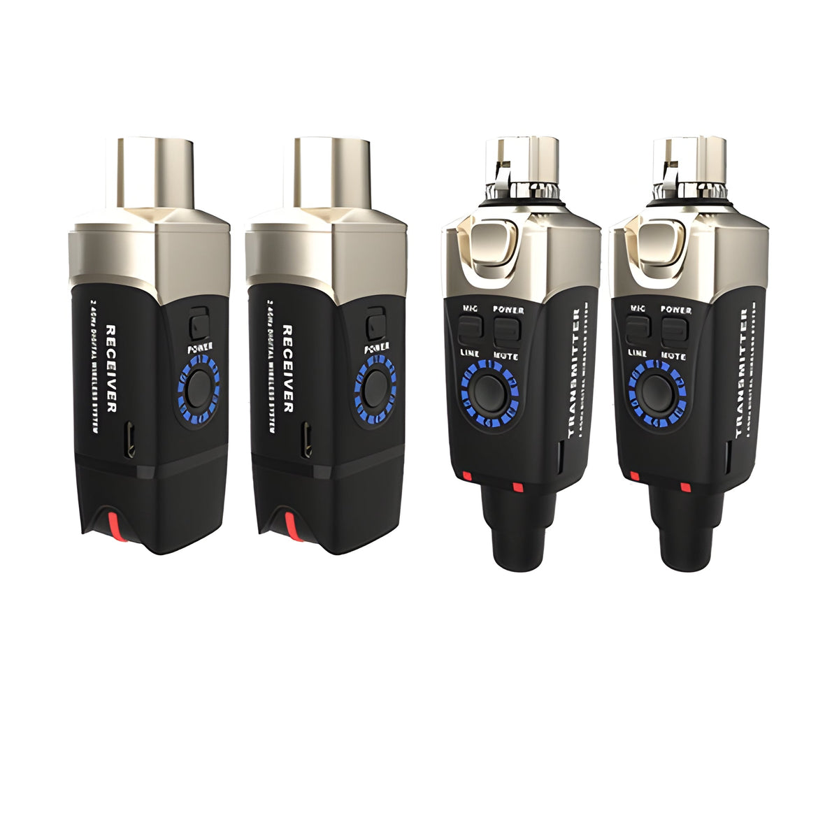 XVive U3D (2 EMISORES + 2 RECEPTORES) - 2x Sistema inalámbrico para micrófonos dinámicos - Tempo Shop