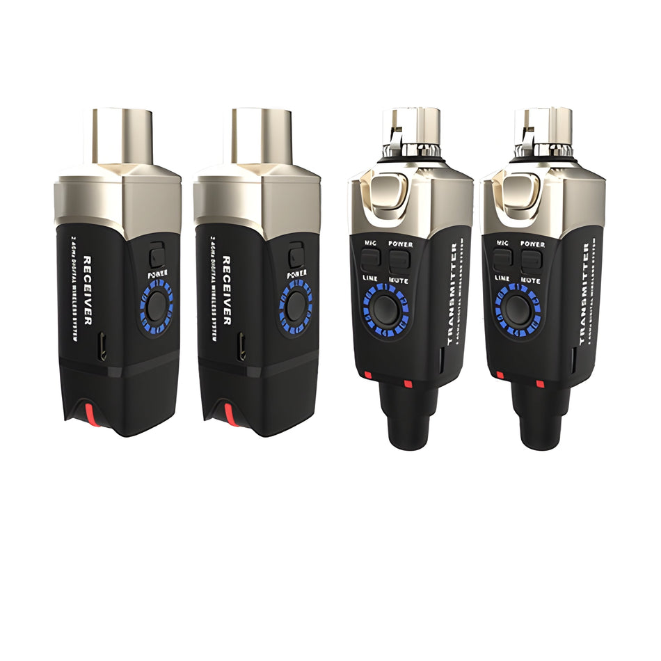 XVive U3D (2 EMISORES + 2 RECEPTORES) - 2x Sistema inalámbrico para micrófonos dinámicos - Tempo Shop
