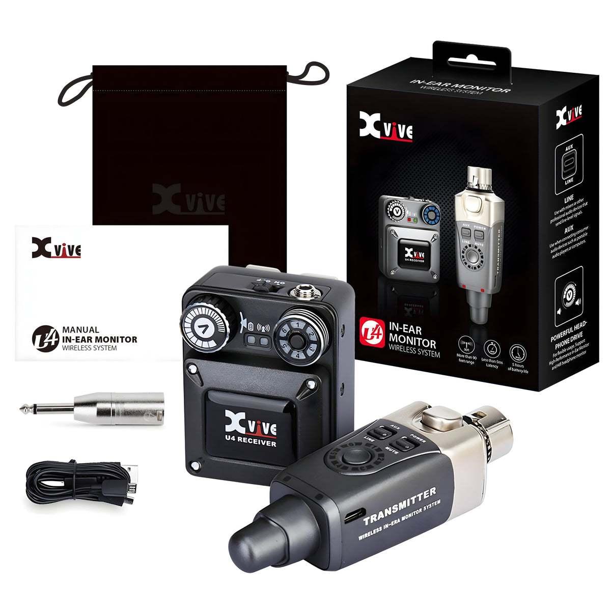 XVive U4 - Sistema inalámbrico para in - ear - Tempo Shop